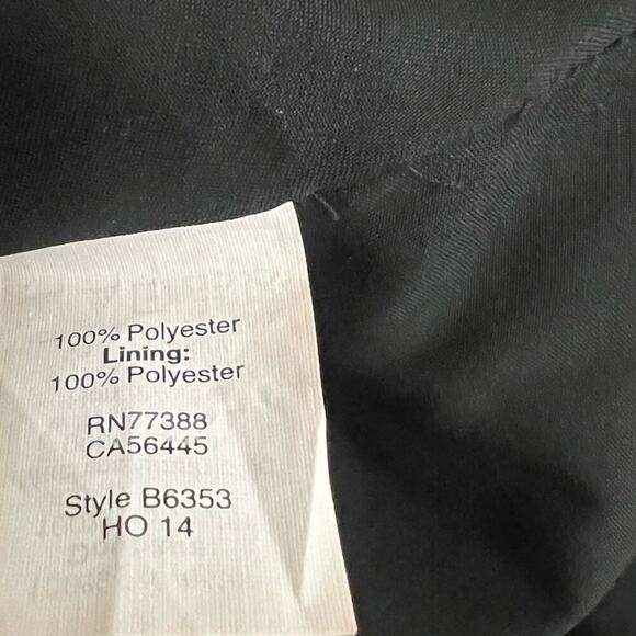 MADEWELL BLACK CREPE FOLIO SHORT SLEEVE MINI HIGH LOW DRESS SIZE 6‎ - Picture 6 of 8